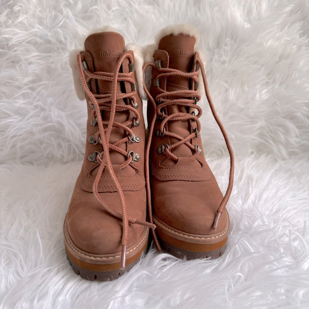 Timberland Courmayeur Valley Shearling Ankle Boots - Picture 10 of 14